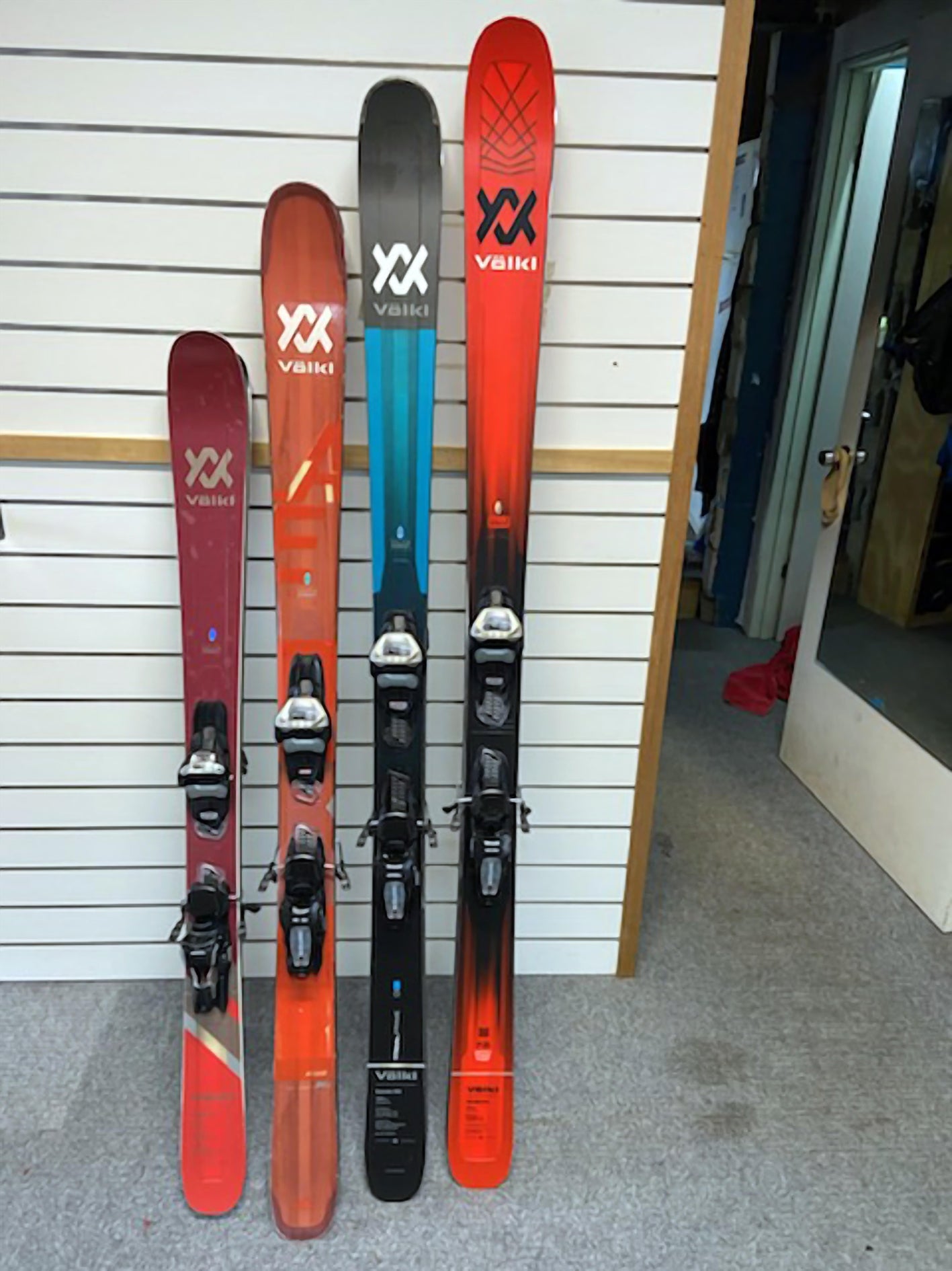 ADULT Demo. Skis, Poles (NO BOOTS)